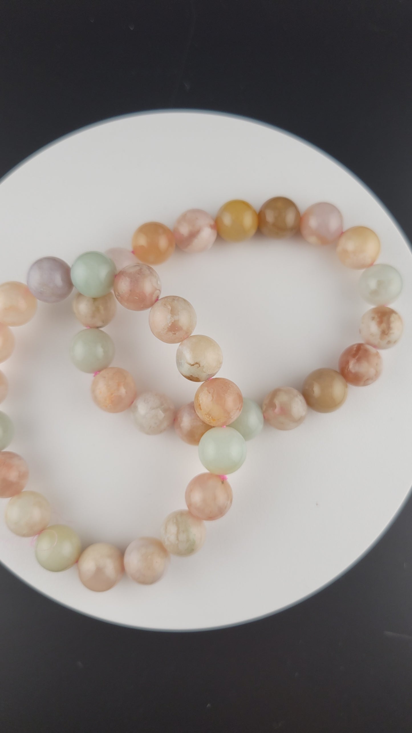 Green Flower Agate